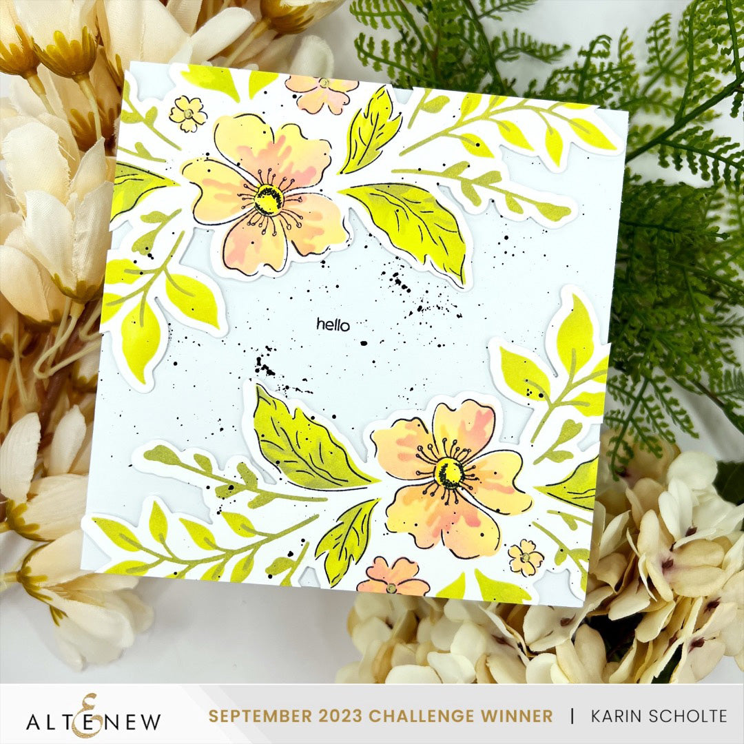 Altenew Dynamic Duo: Painted Floral Swag & Add-on Die Bundle