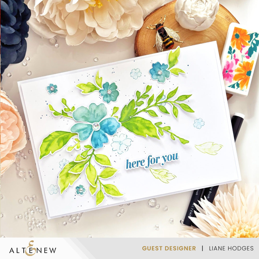 Altenew Dynamic Duo: Painted Floral Swag & Add-on Die Bundle