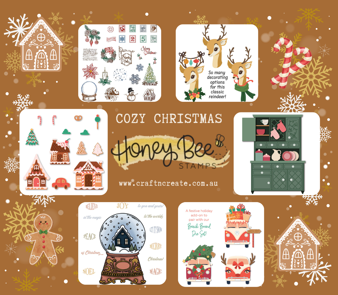 Honey Bee Cozy Christmas November 2024