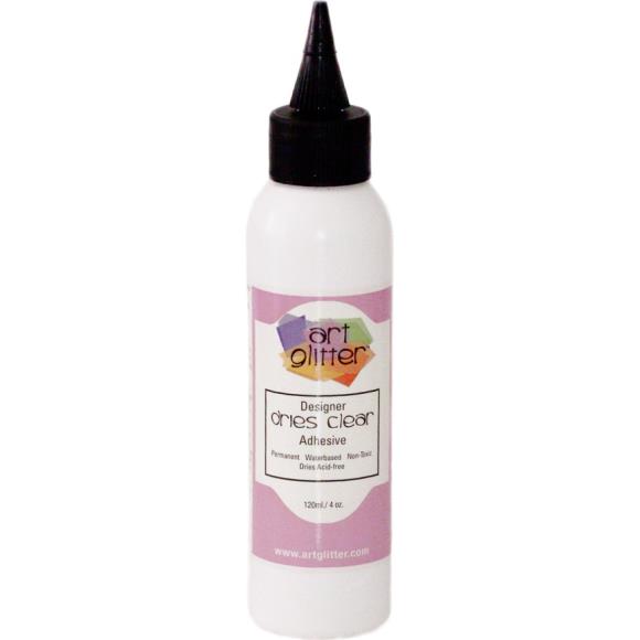 Art Institute Glitter Designer Dries Clear Adhesive 4oz/120ml