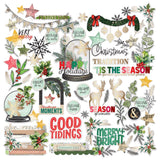 49 & Market Mistletoe and Memories Foiled Die-Cut Assortment