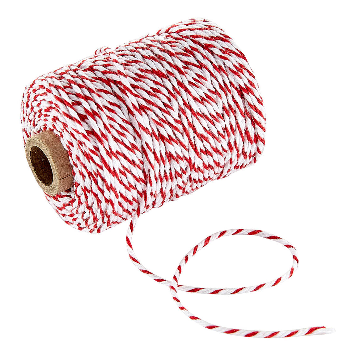 Spellbinders Vivant Red and White Cotton Twine - 54.68 yards