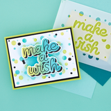 Spellbinders Layered Make a Wish Confetti Stencils - The Layered Stencils Collection