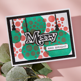 Spellbinders Lots of Circles Stencils from the All About Christmas Collection by Lisa Horton