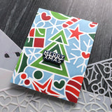Concord & 9th Holiday Icons Stencil Pack (6 qty; 6 x 9)