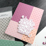 Concord & 9th Simple Dots Background Stamp