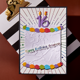 Spellbinders Ganache Gateau Etched Dies - Bougie Birthday Collection by Nina Boettcher