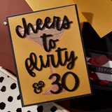 Spellbinders Classy Numbers Etched Dies - Bougie Birthday Collection by Nina Boettcher