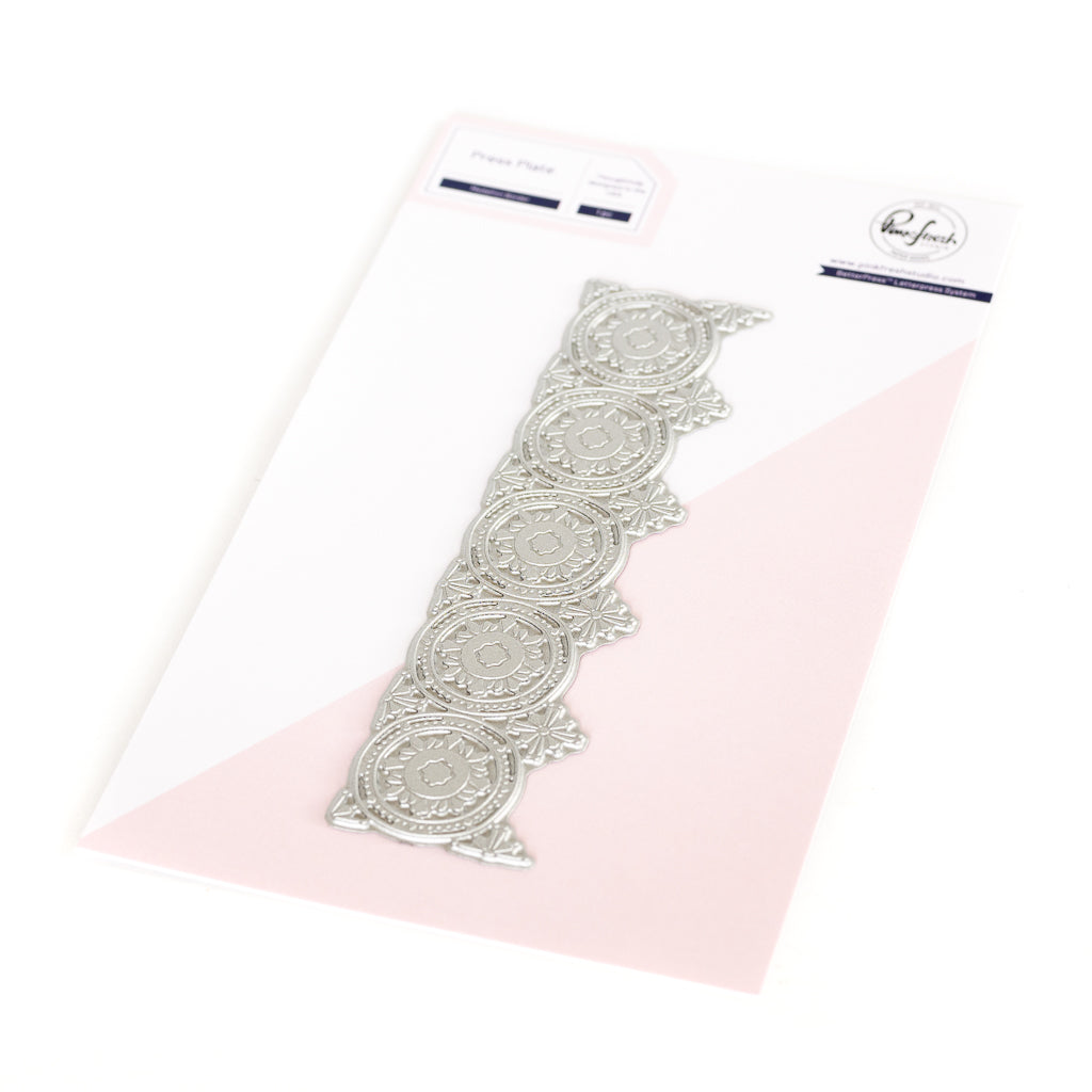 Pinkfresh Studio Medallion Border Press Plate & Die Set Bundle