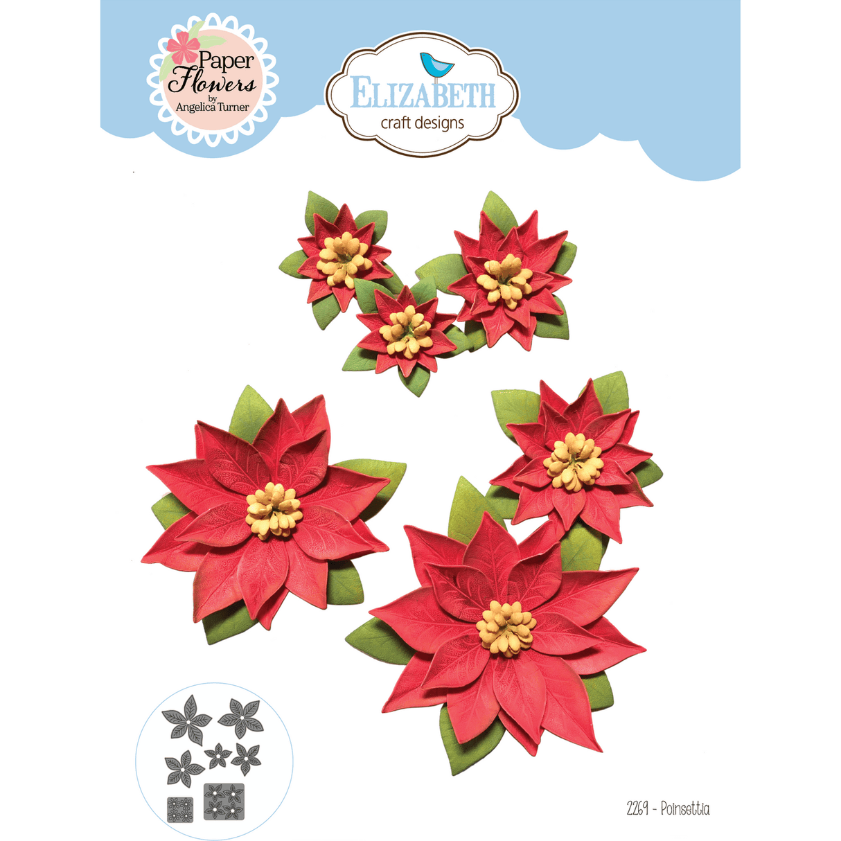 Elizabeth Craft Designs Poinsettia