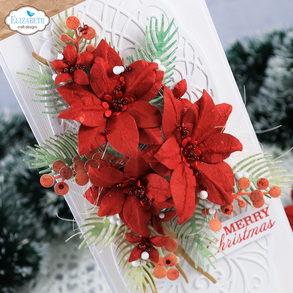 Elizabeth Craft Designs Poinsettia