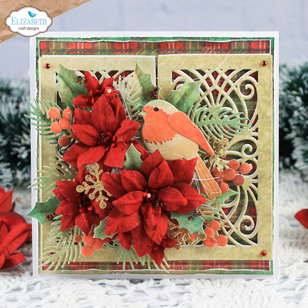 Elizabeth Craft Designs Poinsettia