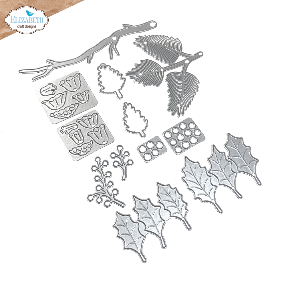 Elizabeth Craft Designs Winter Greenery