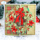 Elizabeth Craft Designs Holiday Wreath