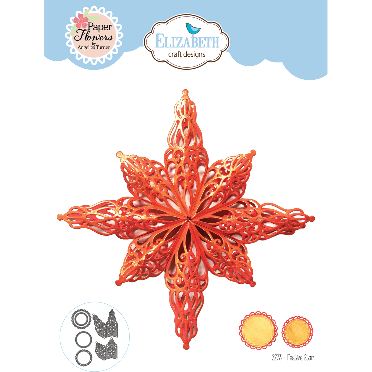 Elizabeth Craft Designs Festive Star