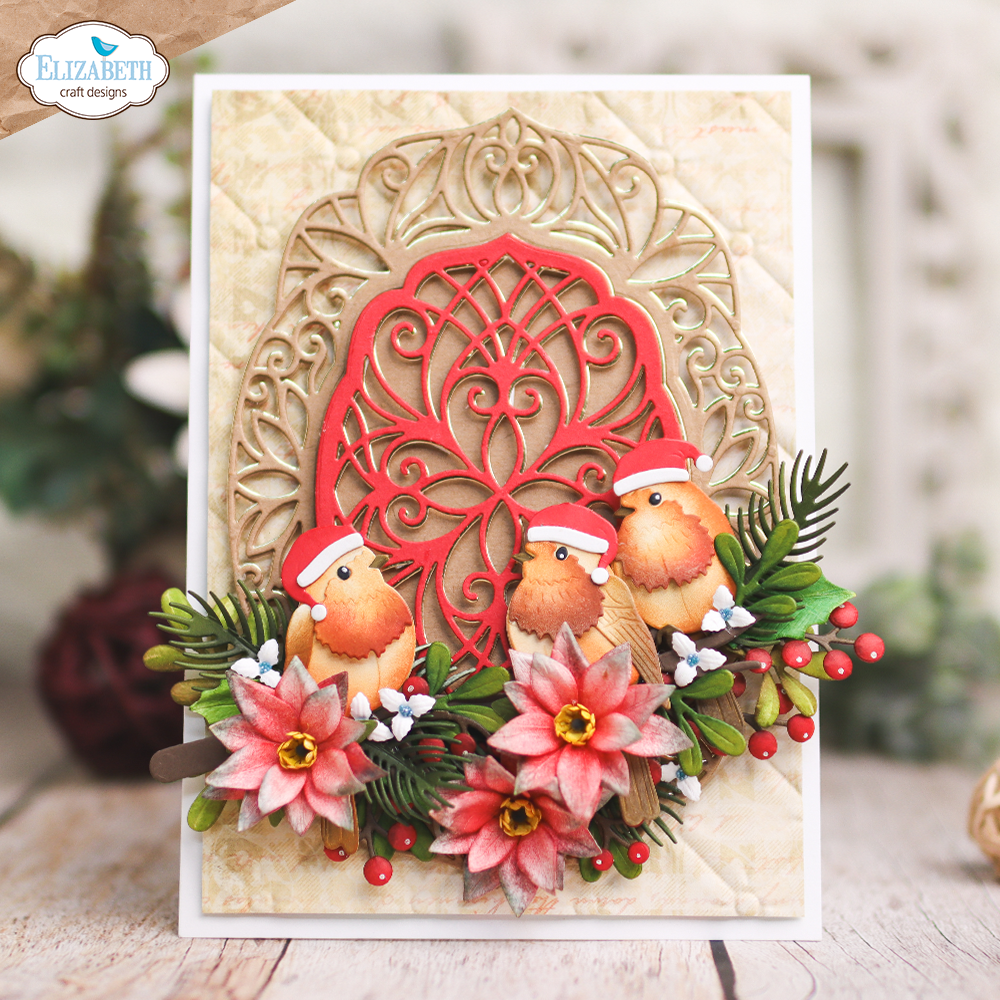 Elizabeth Craft Designs Festive Ornate Frame