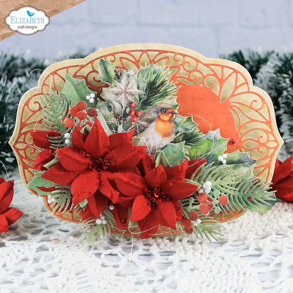 Elizabeth Craft Designs Festive Ornate Frame