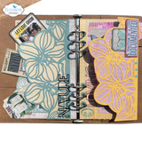 Elizabeth Craft Designs Borderpage with flowers