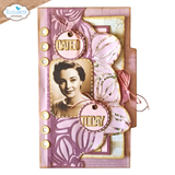 Elizabeth Craft Designs Borderpage with flowers
