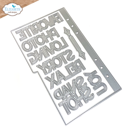 Elizabeth Craft Designs Page with large tab 1