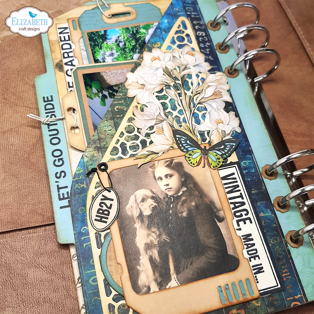 Elizabeth Craft Designs Page with large tab 2