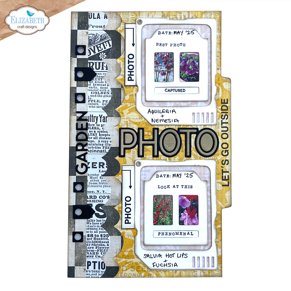 Elizabeth Craft Designs Page with large tab 2