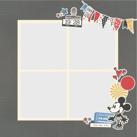 Simple Stories Say Cheese Classic Mouse - Simple Pages Page Pieces