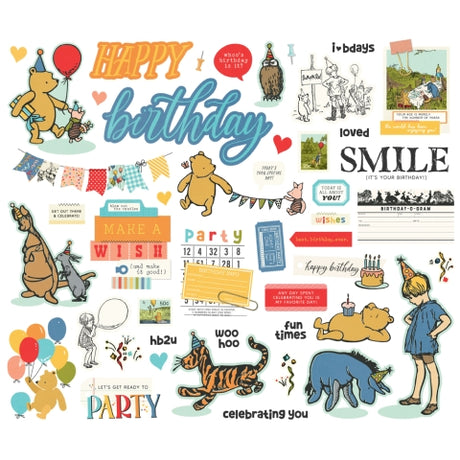 *COMING SOON* Simple Stories Say Cheese Classic Pooh Birthday Bits & Pieces