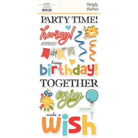 *COMING SOON* Simple Stories Say Cheese Classic Pooh Birthday Foam Stickers
