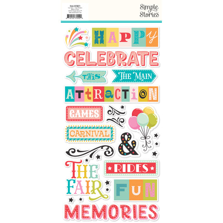 Simple Stories Fun Times Foam Stickers