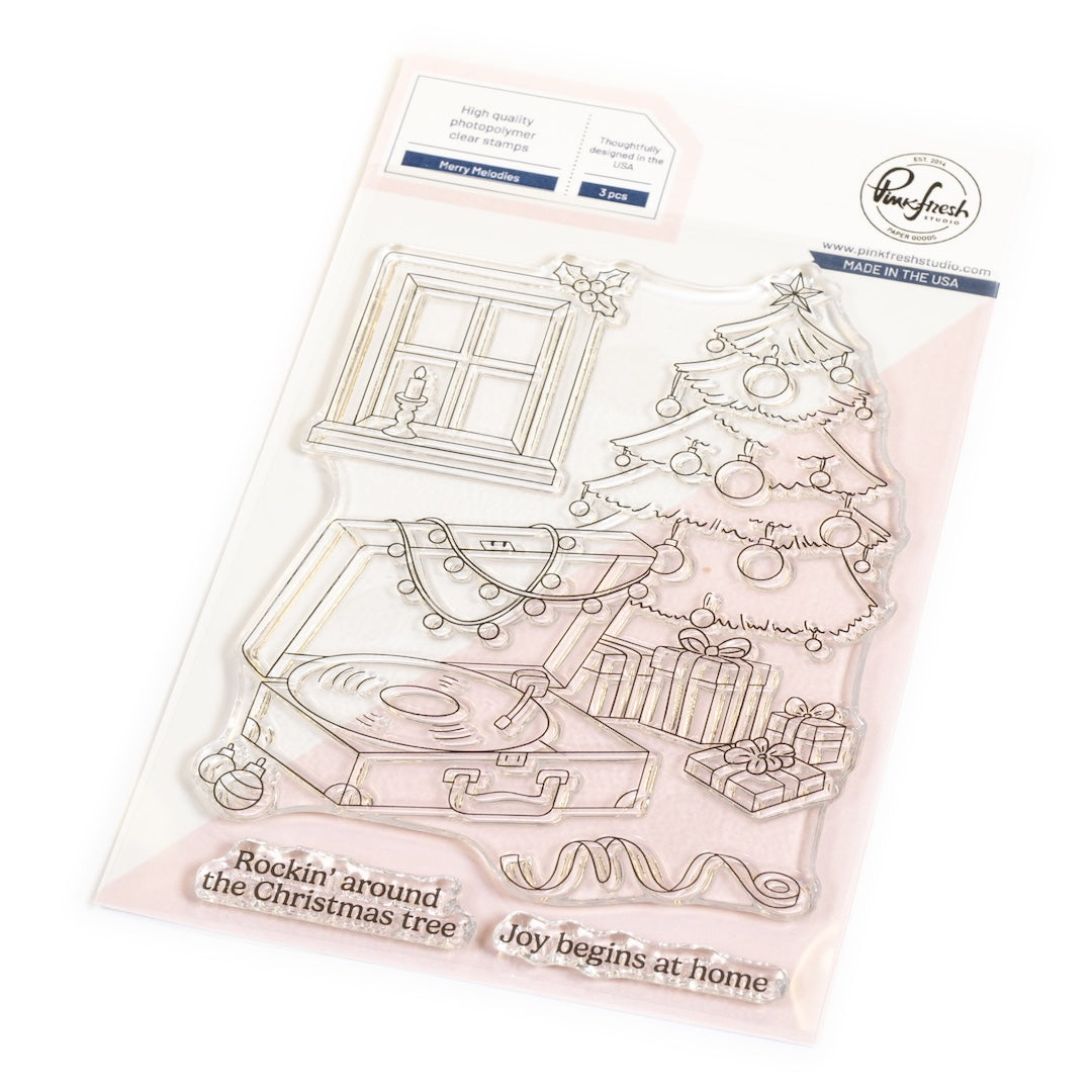 Pinkfresh Studio Merry Melodies stamp