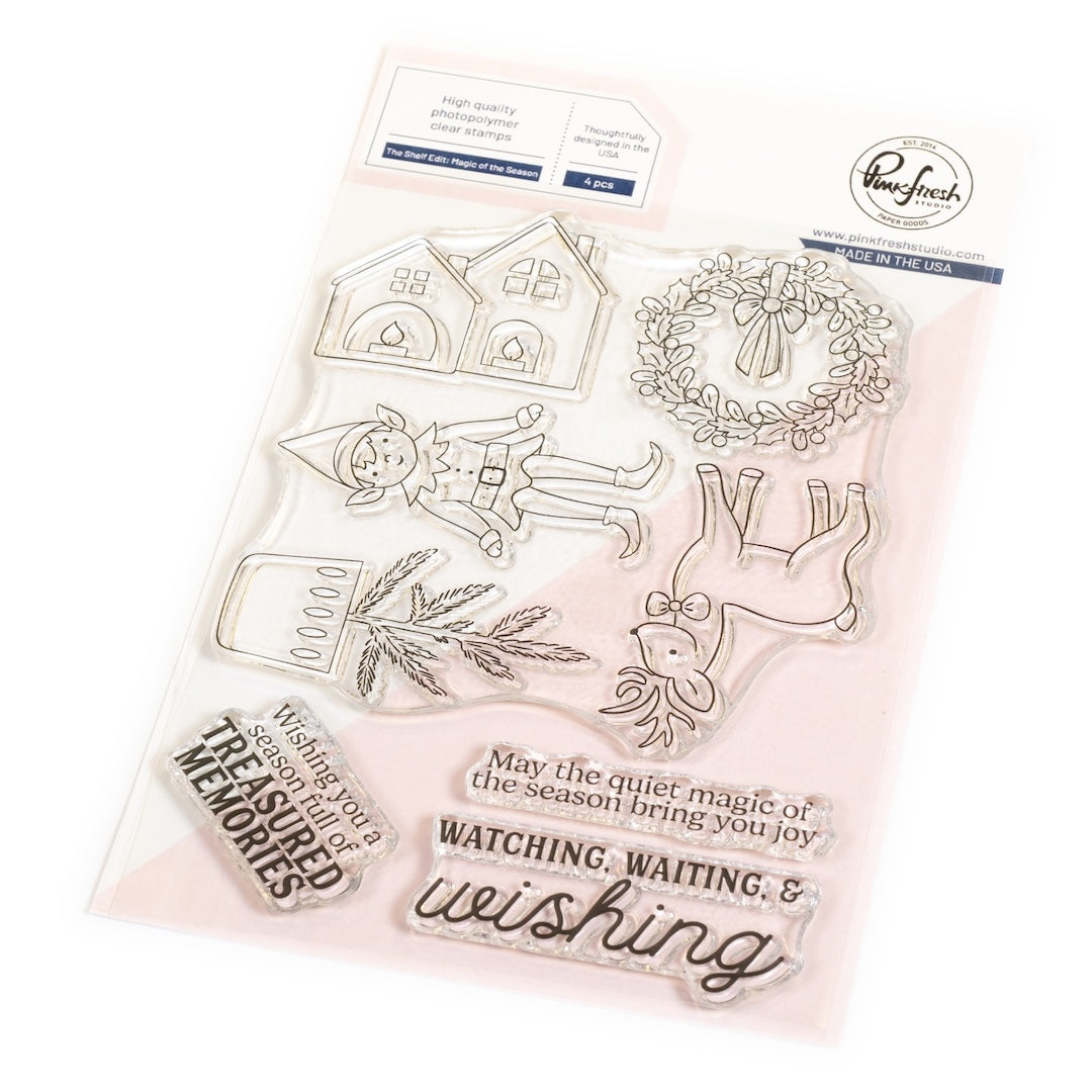 Pinkfresh Studio The Shelf Edit: Magic of the Season stamp