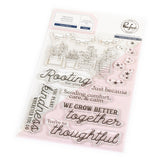 Pinkfresh Studio Flower Market stamp