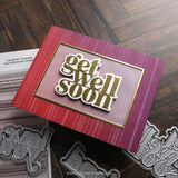 Concord & 9th Country Ticking Background Stamp (6 x 6) by Kristina Werner
