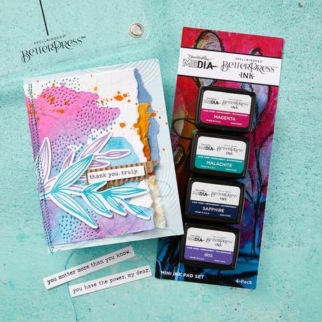 Spellbinders Magenta BetterPress Reinker by Dina Wakley