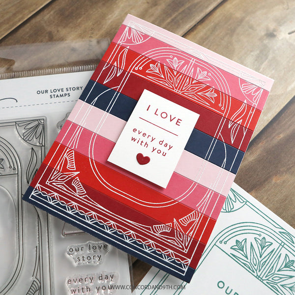 Concord & 9th Our Love Story Stamp Set