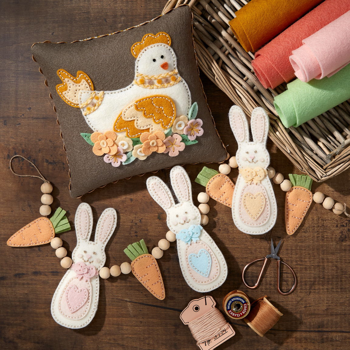 Spellbinders Felt Cozy Cluck Etched Dies - Spring Felt Stitch & Create Collection - Nichol Spohr