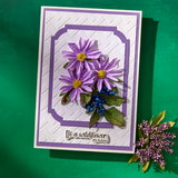 Spellbinders Wildly Beautiful 3D Embossing Folder - Through the Meadow Collection - Susan Tierney-Cockburn