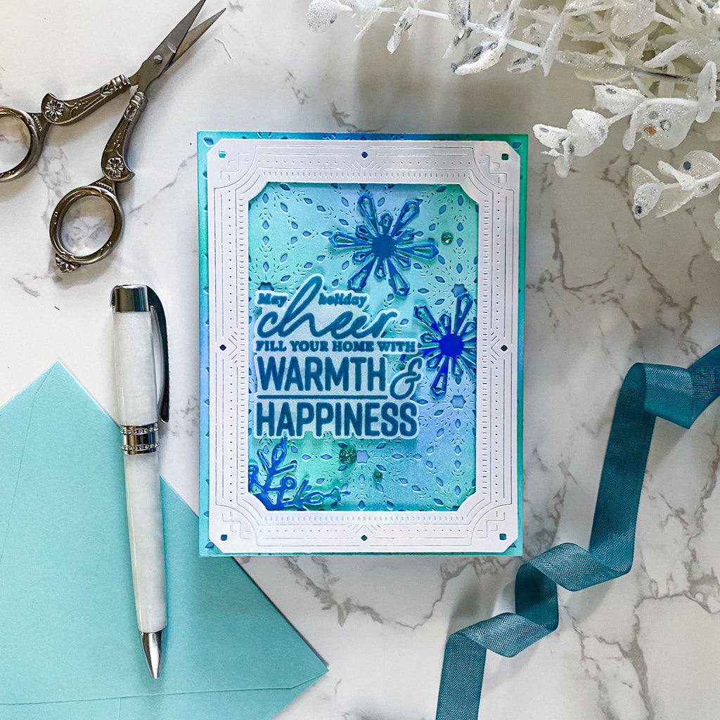 Pinkfresh Studio Snowflakes Coverplate Die