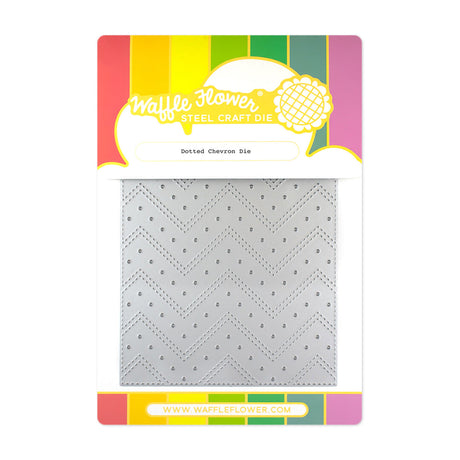 Waffle Flower Dotted Chevron Die