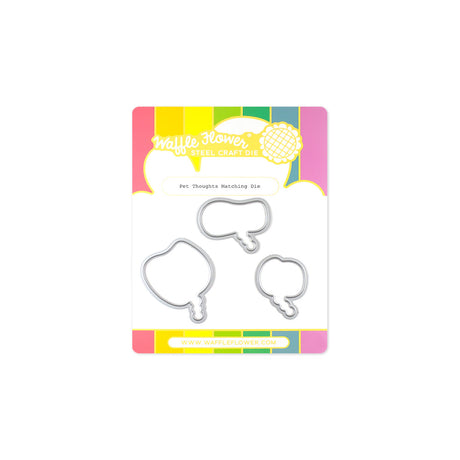 Waffle Flower Pet Thoughts Matching Die Set