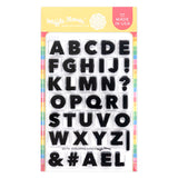 Waffle Flower Overlapping Alpha Stamp Set