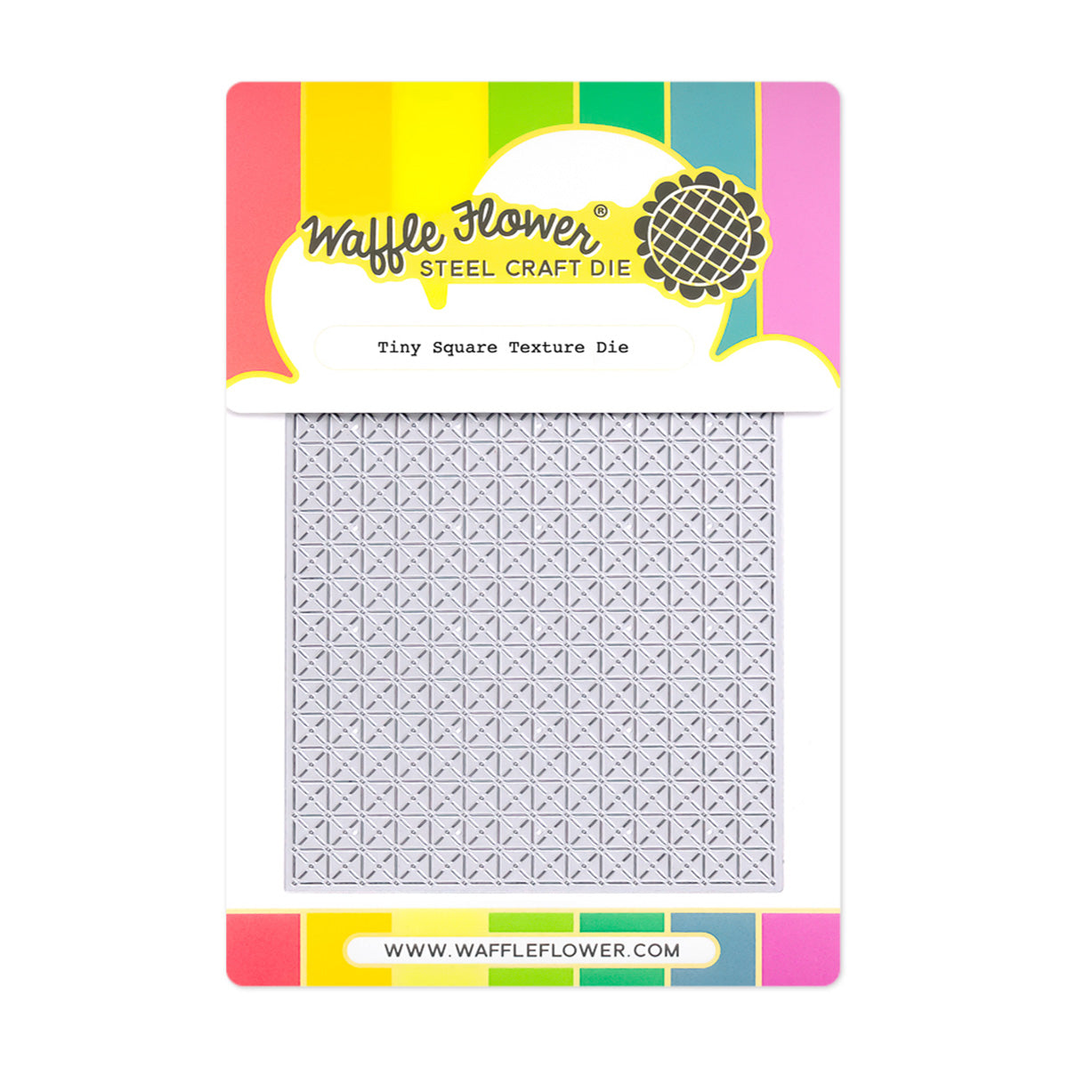 Waffle Flower Tiny Square Texture Die