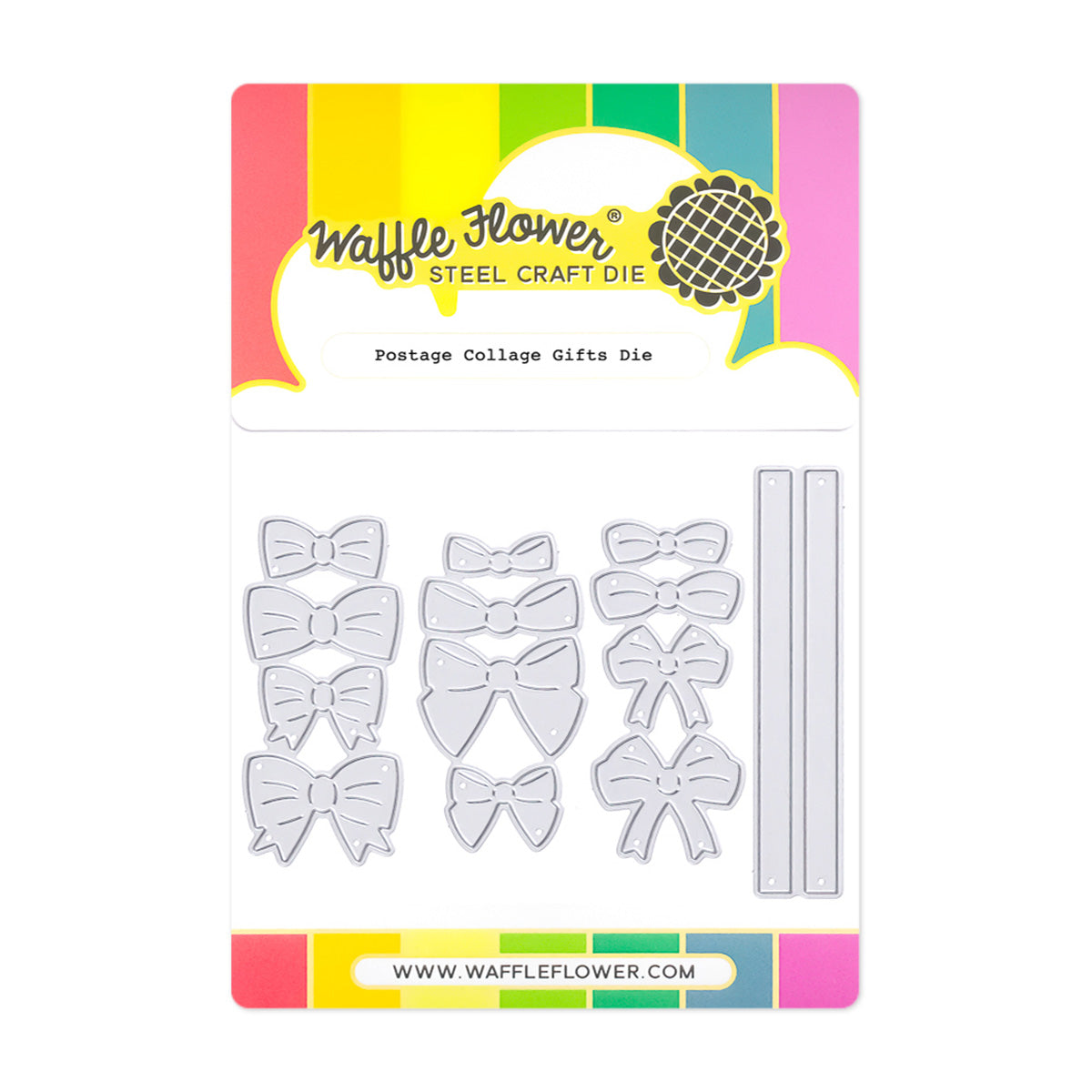Waffle Flower Postage Collage Gifts Die