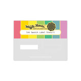 Waffle Flower Ink Swatch Label Stencil