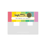 Waffle Flower Ink Swatch 1x1 Stencil