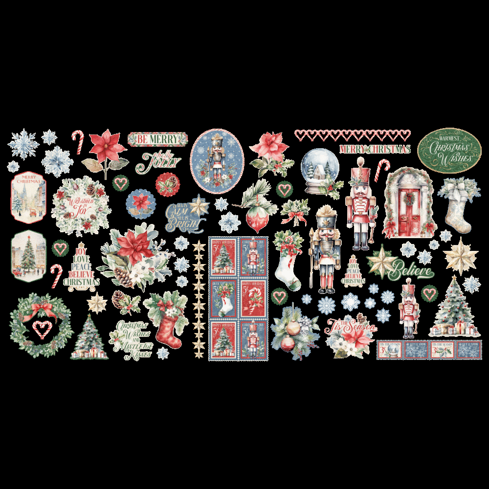*COMING SOON* Graphic 45 Deck the Halls Ephemera Set