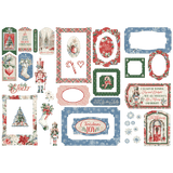 *COMING SOON* Graphic 45 Deck the Halls Chipboard Pieces, Tags & Frames