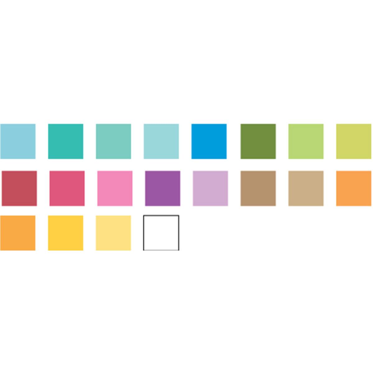 American Crafts Variety Cardstock Pack 12"X12" 60/Pkg - Tropical