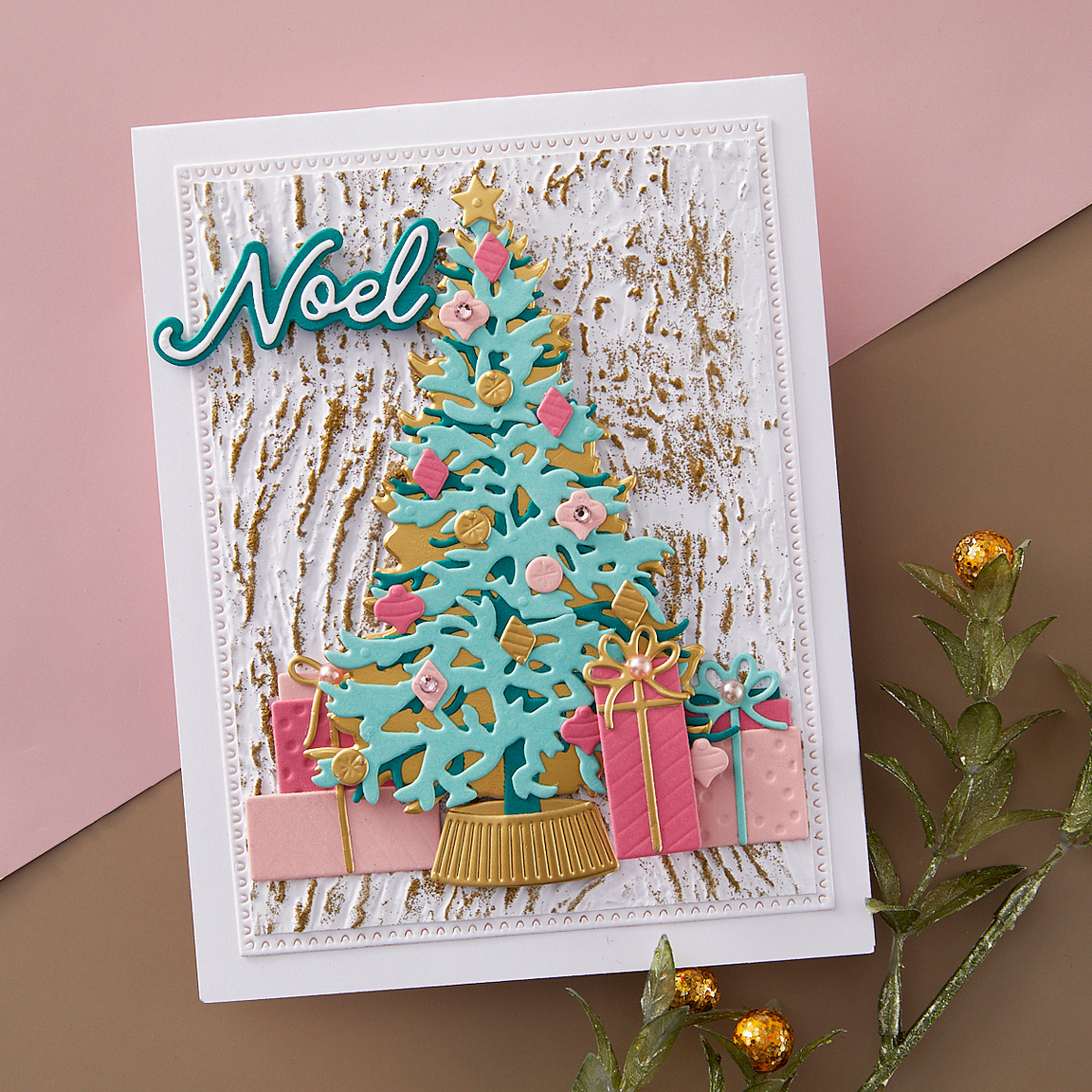 Spellbinders Bark 3D Embossing Folder - Timeless Trees Collection by Simon Hurley